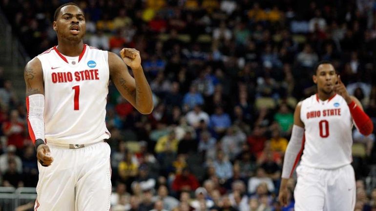 Deshaun Thomas and Jared Sullinger of the Ohio State Buckeyes...