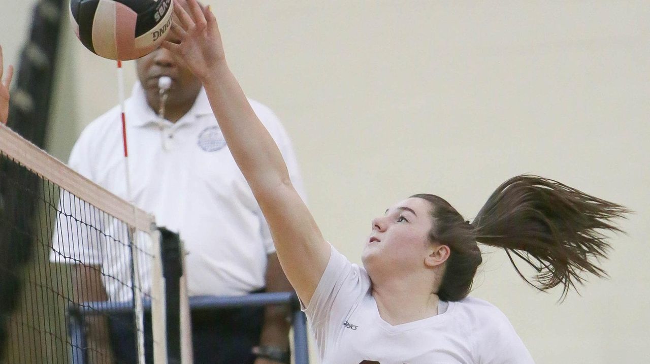 Caitlin Christie Puts Finishing Touch On Bay Shore Girls Volleyball