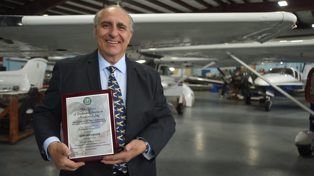 Ed Libassi, a fixture at fixing planes, lands honor named for Wright ...