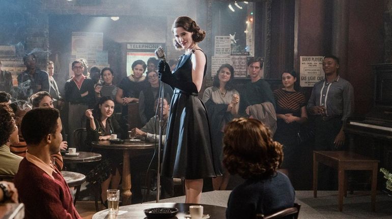 Rachel Brosnahan is in the spotlight as "The Marvelous Mrs. Maisel."