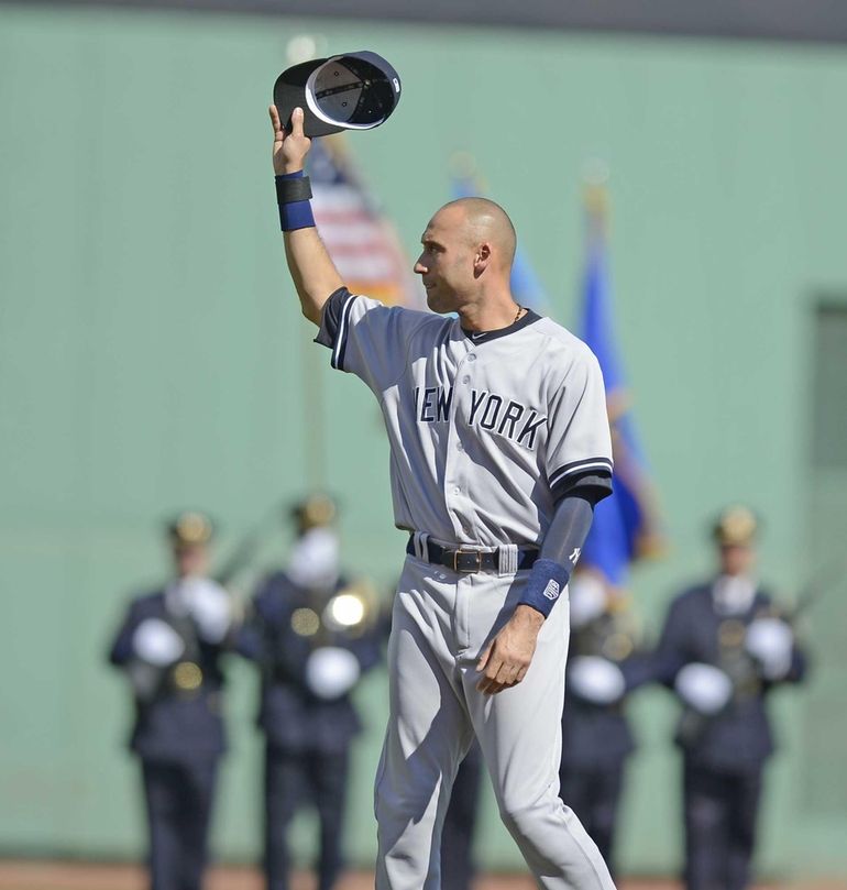 Derek Jeter honored by Boston Red Sox at Fenway Park - Newsday