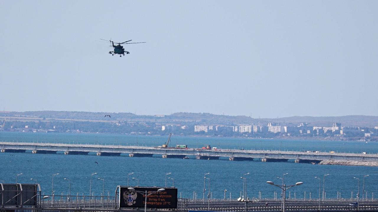 Key Russian bridge to Crimea is struck again as Putin vows response to ...