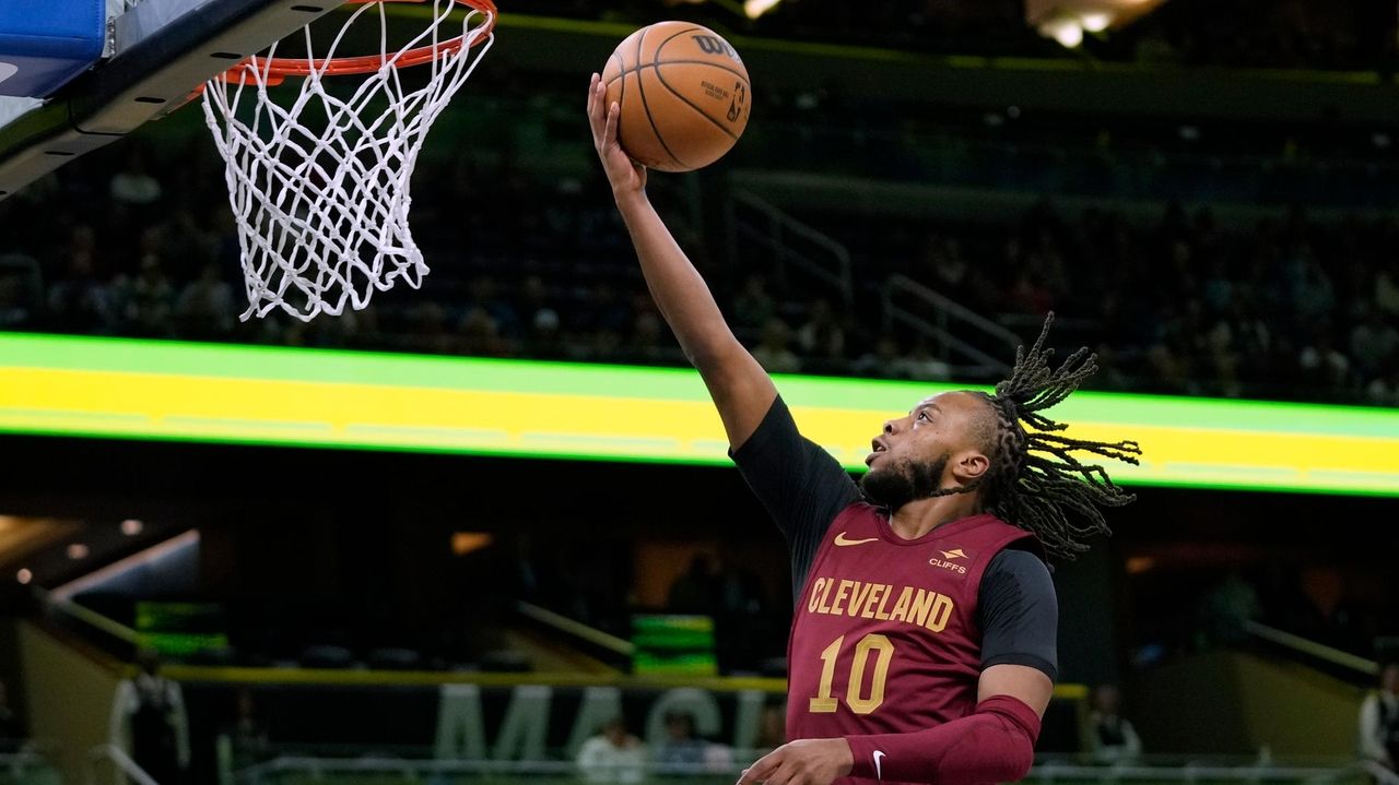 Cavaliers player Darius Garland during the game