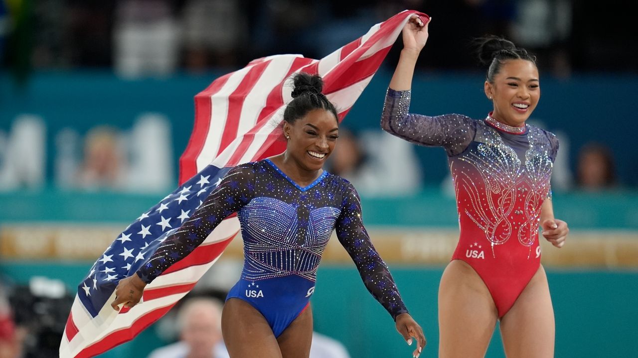 Biles claims her second Olympic allaround gymnastics gold, Lee takes