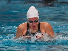 Record-setting day for SWR's Herr at Suffolk girls swimming championships