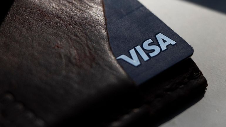 A Visa card is displayed on May 15, 2024, in...