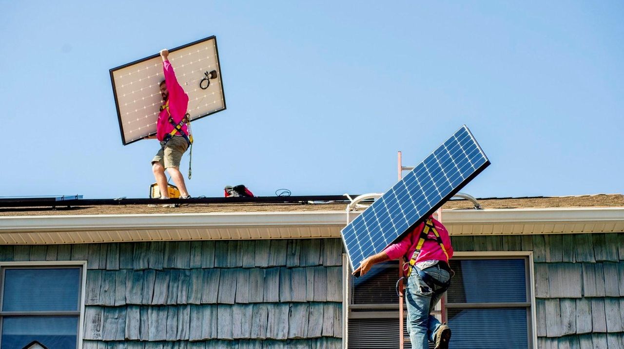 New solar power installations plummet on Long Island Newsday