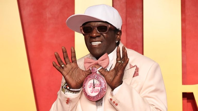 Long Island native Flavor Flav, seen at the 2024 Vanity Fair...