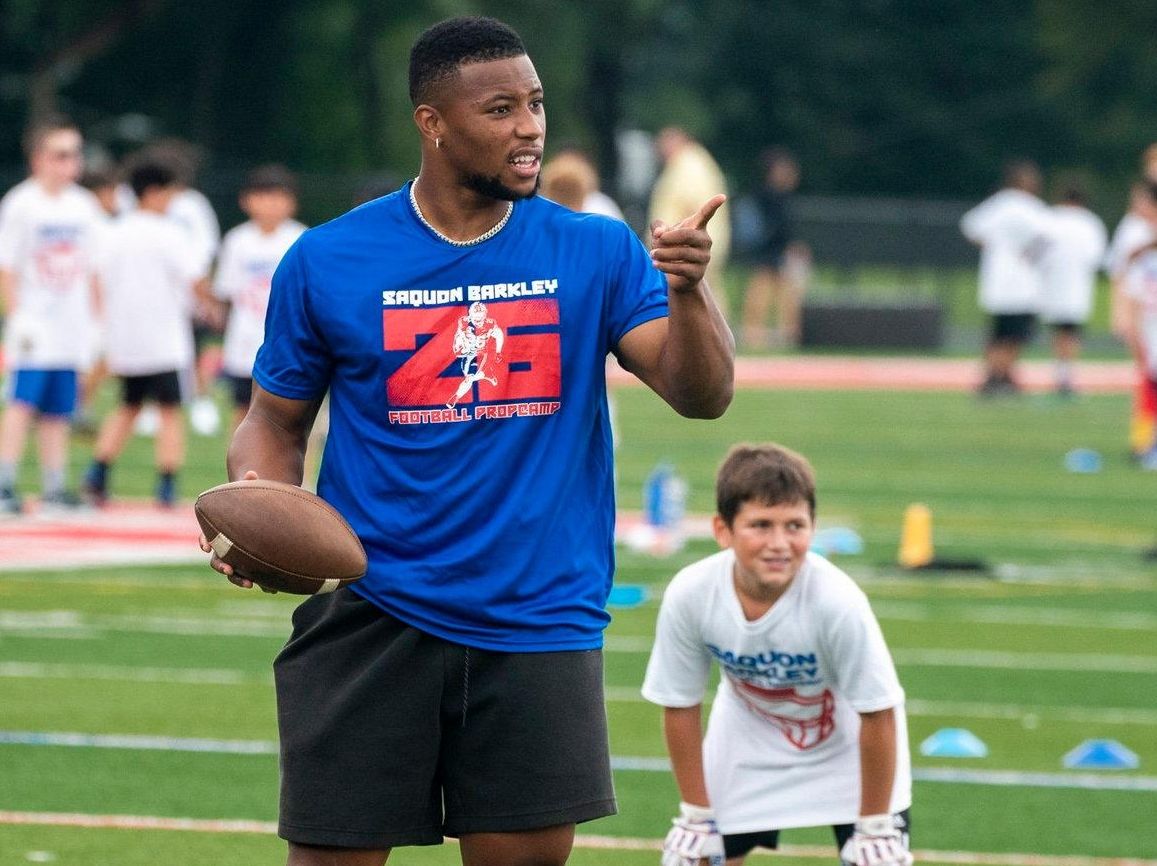 Giants' Saquon Barkley, St. Luke's launch Whitehall 'Center for Excellence'