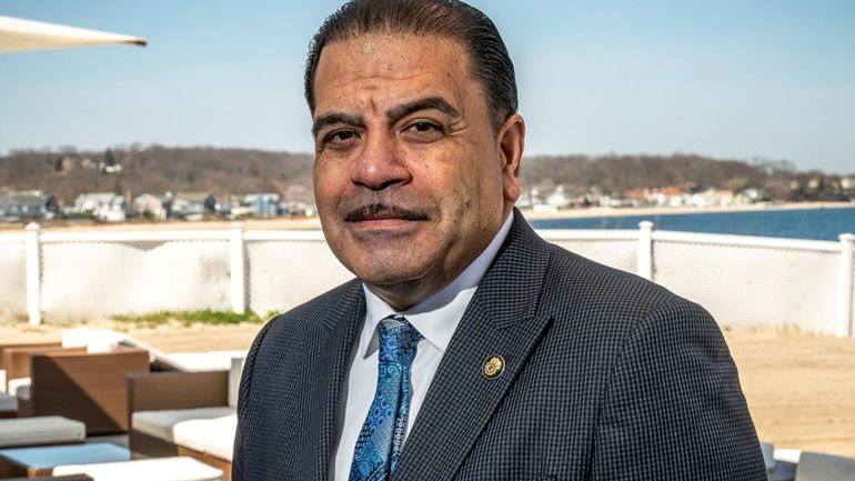 The president of the Long Island Hispanic Chamber of Commerce, Luis...