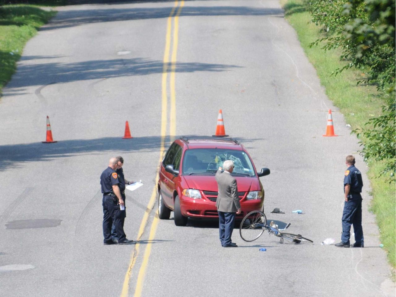 Bicyclist hit by car in East Patchogue Newsday