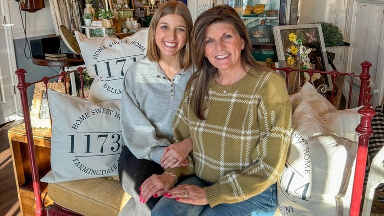 Mother and daughter Laura and Jenna Napolitano run shops in...