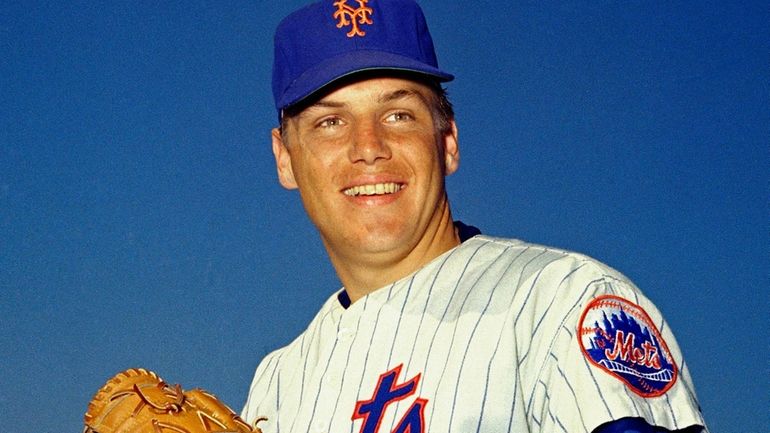 In this March 1968 photo, Mets pitcher Tom Seaver poses...