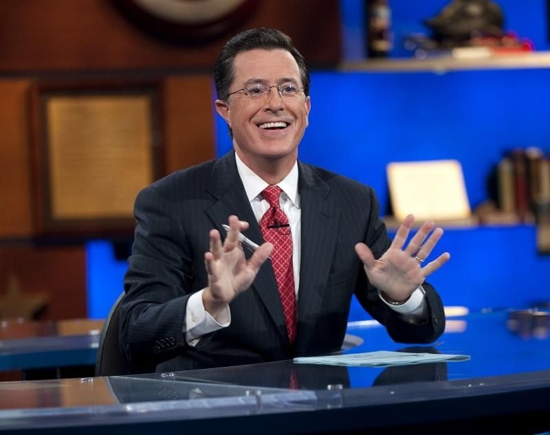 Television Host By Stephen Colbert Satire And