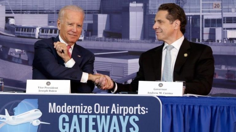 Vice President Joe Biden and Gov. Andrew M.