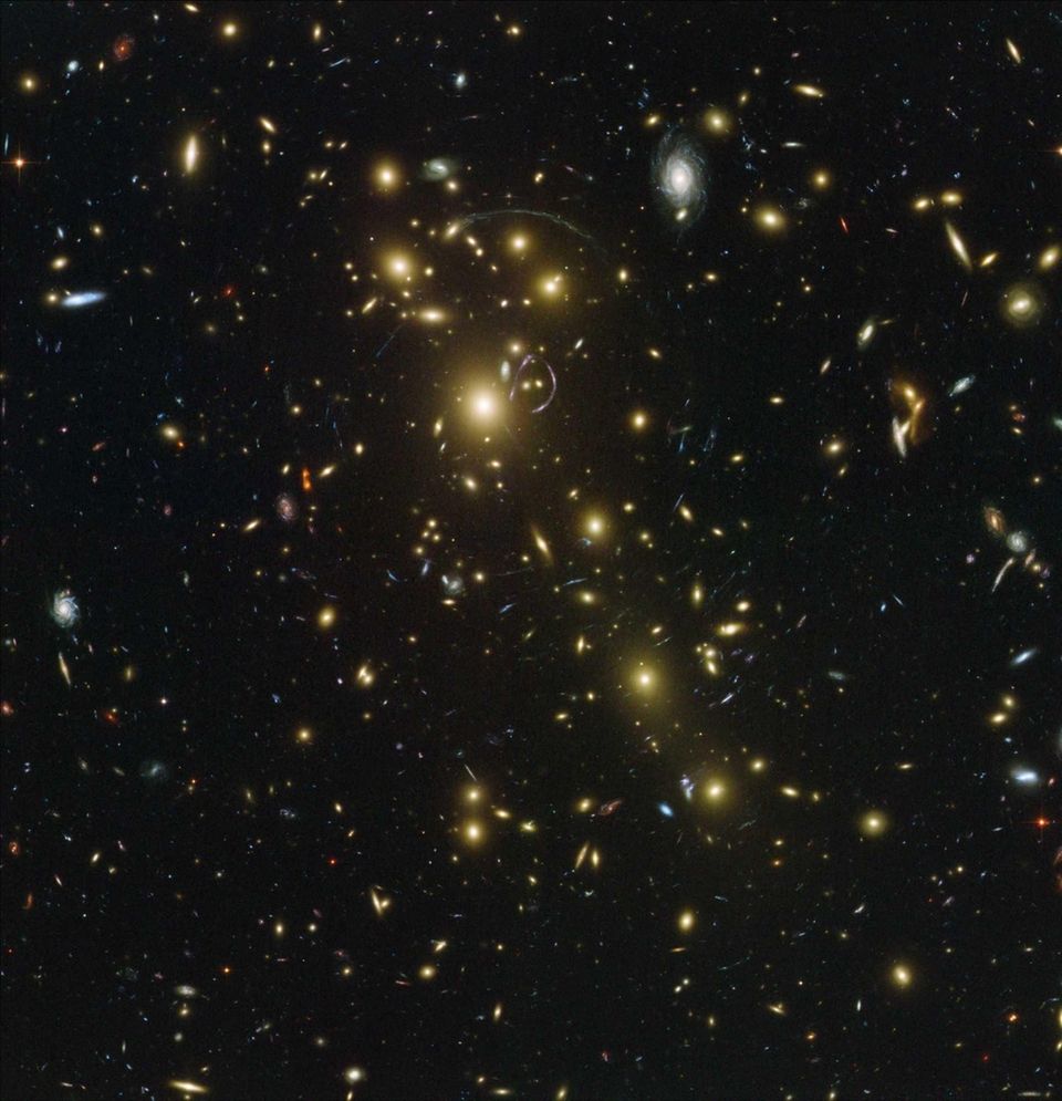 This image shows Abell 1703, comprising more than