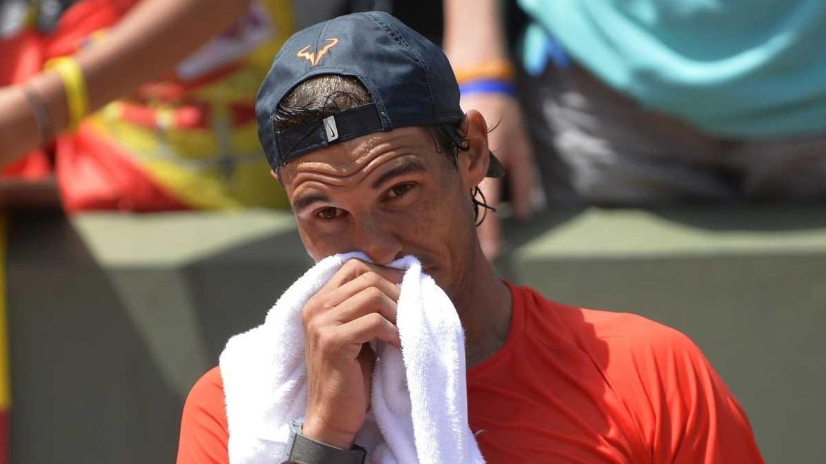 Nine-time French Open champion Rafael Nadal having trouble on clay this