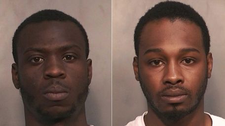 Paul A. Webster, 25, left, and Owen Johnson,