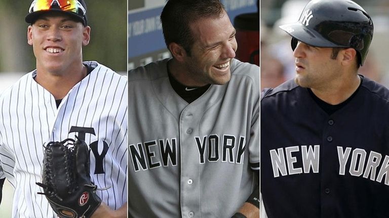 Aaron Judge, left, got his first Triple-A RBI,