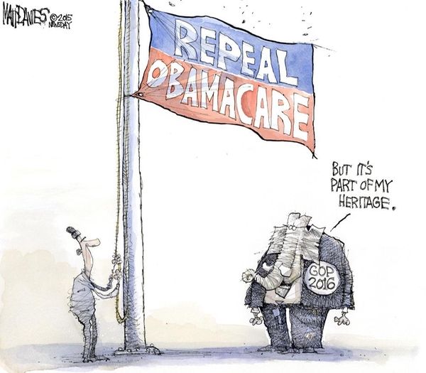 Repeal Obamacare flag