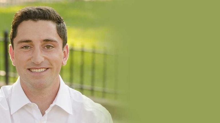 Amos Goodman, above, is the Republican candidate in