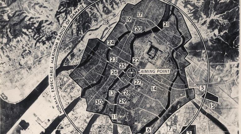 This reconnaissance photo from 1945 provided by the
