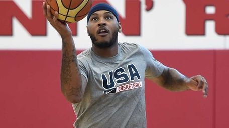 Carmelo Anthony of the 2015 USA Basketball Men's