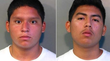 Mario Mayancela, 16, and Gregorio Garcia, 16, both