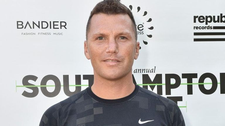 Sean Avery is shown at Southampton Arts Center