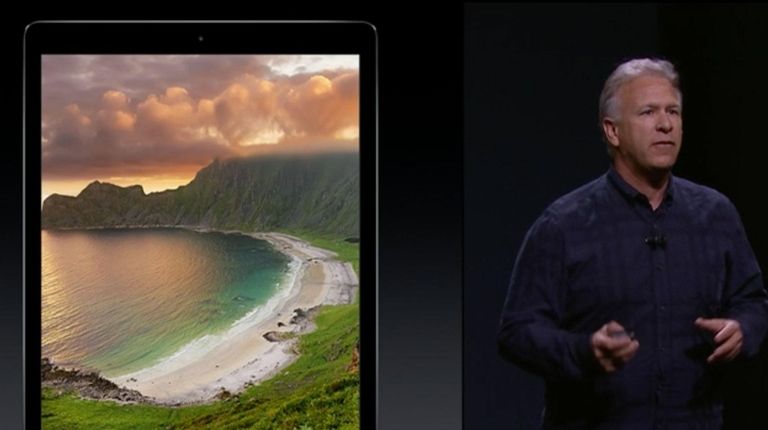 Phil Schiller touts the features and size of