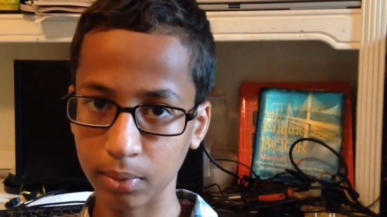 Ahmed Mohamed, 14, of Irving, Texas, was arrested