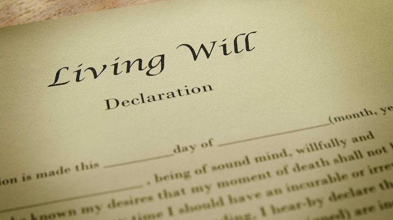 Lawyers recommend that you also have a living