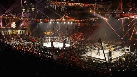 A rendering of how Bellator MMA: Dynamite 1