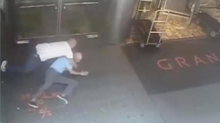 Video footage released by the NYPD shows retired