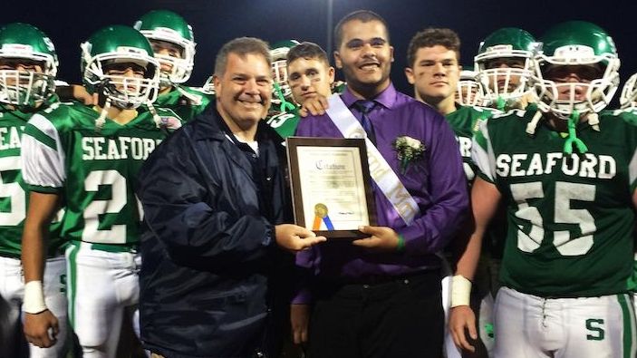 At Seaford High School's homecoming game, Nassau County