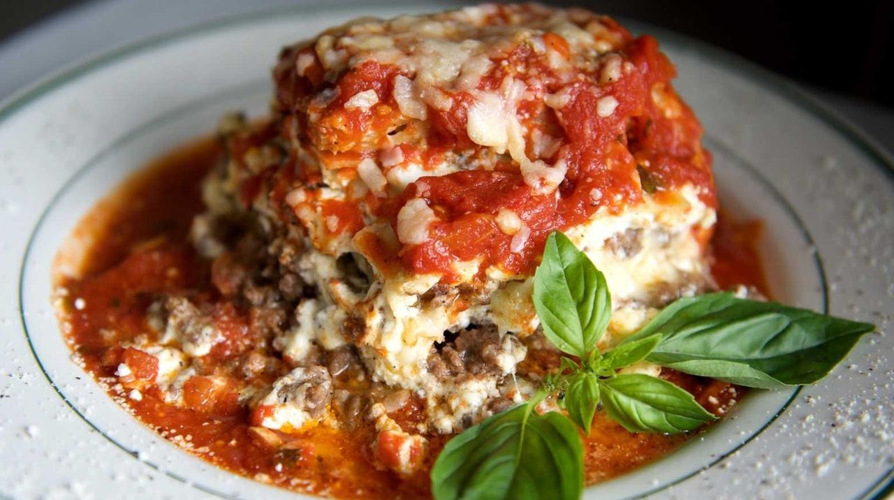 Restaurants serving great lasagna on Long Island | Newsday