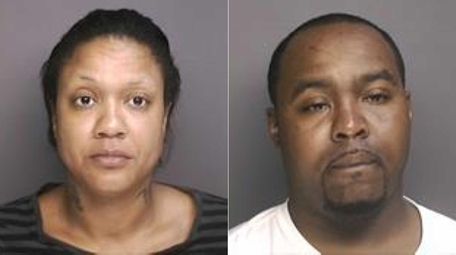 Tanisha Whitley, 31, left, and Darryn Hardin, 28,