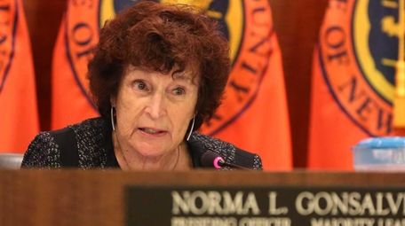 Norma Gonsalves, presiding officer of the Nassau County