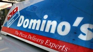 domino pizza driver church tips over newsday shown 2007 1000 sign