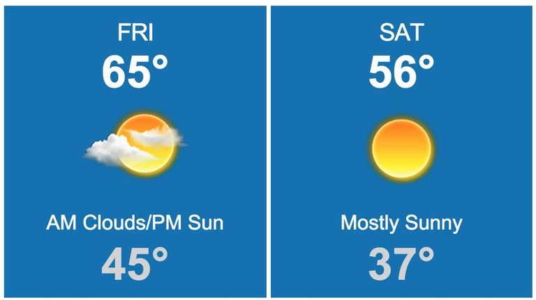 The National Weather Service said conditions across Nassau