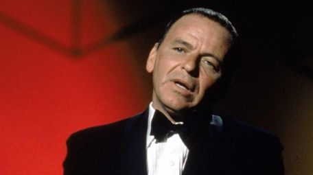 Frank Sinatra performing in the late 1960s. The
