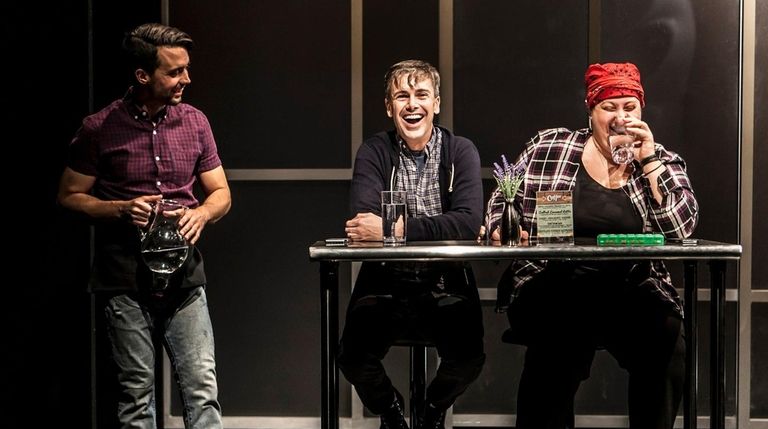 Francisco Pryor Garat, left, Matt McGrath and Ashlie