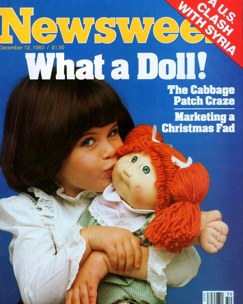 cabbage patch kid dolls 1980's