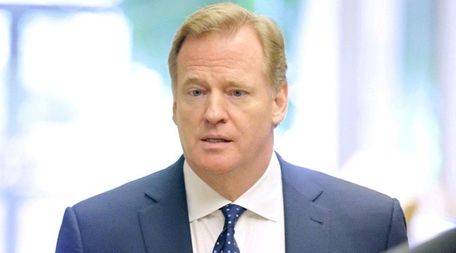 NFL Commissioner Roger Goodell arrives for an