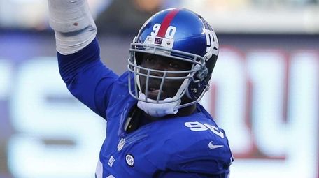 Jason Pierre-Paul #90 of the New York Giants