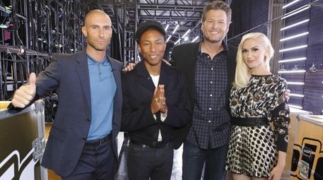 The judges of NBC's reality competition "The Voice"