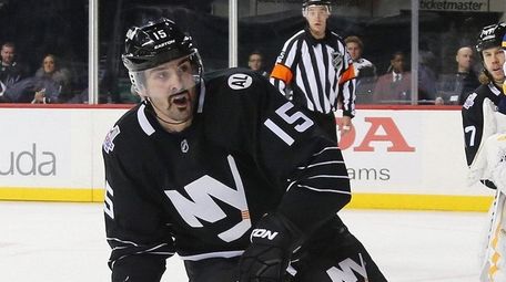 Cal Clutterbuck #15 of the New York