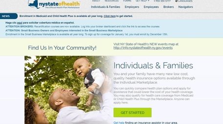 The nystateofhealth.ny.gov health care exchange was the lowest