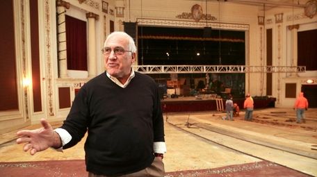 Patchogue Mayor Paul Pontieri watches on Tuesday, Jan.
