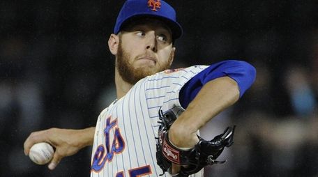 Mets starting pitcher Zack Wheeler delivers against the